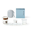 Taoyuanmeng bone china portable quick travel tea set