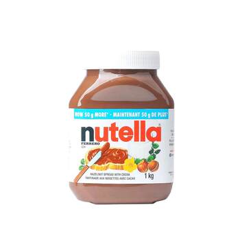 In-Stock Imported Ferrero Nutella Hazelnut Cocoa Spread Chocolate Flavor 1kg Breakfast Bread Spread