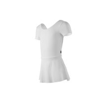 Little Jasmine childrens dance clothes childrens ballet practice clothes womens short-sleeved gymnastics clothes short skirt dance skirt Chinese dance