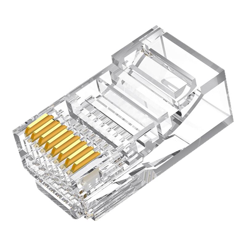 Category 5e network crystal head network cable computer gold-plated