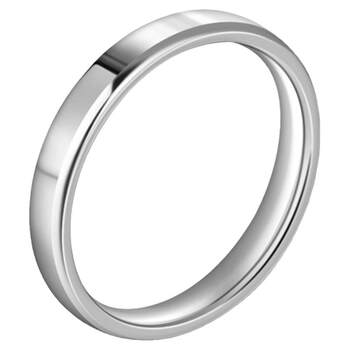 Old silversmith s990 pure silver glossy closed couple ring