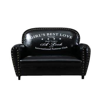 Bar cafe shop industrial style cheap leather sofa Bar cafe shop industrial style cheap leather sofa