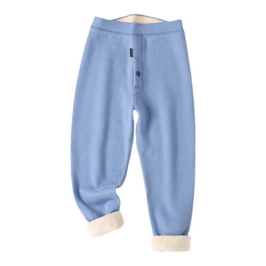 胖儿童加肥加大保暖裤男女童加绒加厚秋裤中大童打底内穿高腰棉裤