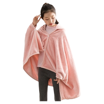 Spring and summer children primary school students thickened warm flannel lazy shawl blanket nap air conditioning blanket cloak cloak