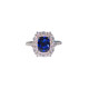 Luxurious Palace Style Royal Blue Sapphire Ring
