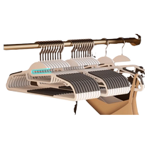 Clothes hanger for household clothes non-slip anti-shoulder angle clothes drying rack for dormitory students traceless clothes hanger clothes hanger