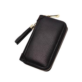 Large-capacity multi-functional first-layer cowhide new key bag