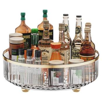 Kitchen seasoning rack countertop rotary storage box