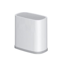 Trash can household bathroom toilet large capacity slot smart trash can flip cover paper bucket paper basket 3842