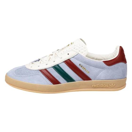 Niu coax Adidas Originals Gazelle 실내 라이트 퍼플 & 화이트 로우탑 스니커즈 IG4994