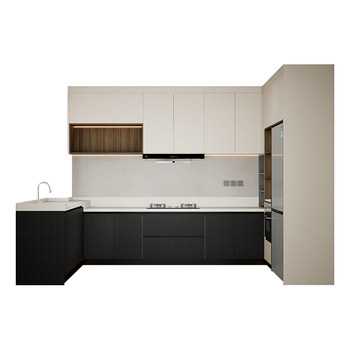 Quanyou whole house custom cabinets home kitchen stove integrated cabinet small apartment floor cabinet storage storage cabinet kitchen cabinet