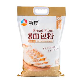 Xinliang bread flour 5kg high-gluten flour is easy to film