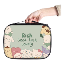 Cute cartoon tablet bag ipad storage bag suitable for Huawei matepad air12 outing bag Apple ipad pro 11 inch protective bag 9th generation take out bag 2022 computer bag