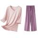 ເຢັນ antibacterial ແມ່ຍິງໃນເຮືອນໃສ່ pajamas ມີ pad ຫນ້າເອິກ