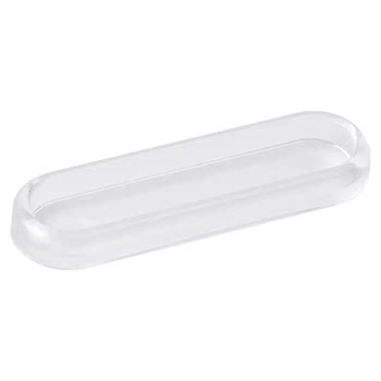 Sliding door handle without punching glass door handle