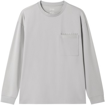 Pure cotton era men's and women's home clothes, women's home tops, pure cotton men's and women's pajamas, long-sleeved t-shirts, autumn clothes