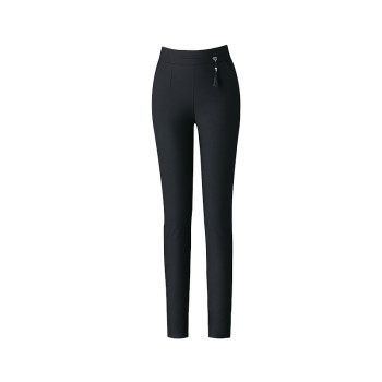 Middle-aged elastic waist slim feet trousers Middle-aged elastic waist slim feet trousers