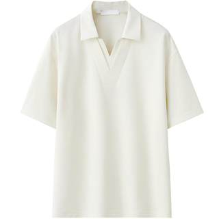 夏季凉感双V领短袖POLO衫男2025新款翻领拼接上衣服衬衫领半袖T恤