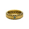 MONOLOGUE Monologue Atlantis Deep Sea Starburst Pattern Retro Gold Gilt Ring