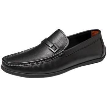 Aokang genuine leather loafers casual leather shoes