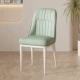 [Светло-зеленый] Стул с молнией на белых ножках