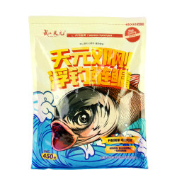 Wuhan Tianyuan Tianyuan Denggang floating fishing silver carp and bighead carp 450g big head fish bait silver carp and bighead carp bait fishing bait