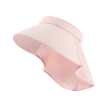 Childrens sun protection hat summer anti-UV outdoor shawl sun hat boys and girls empty top sun hat large brim