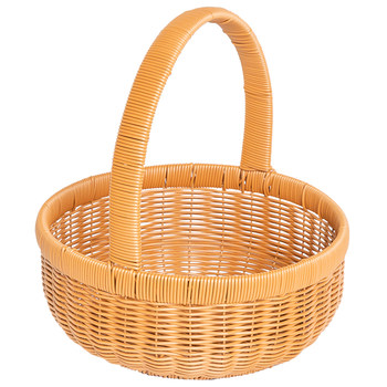 Large imitation rattan woven fruit gift basket