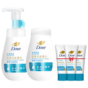 Dove Amino Acid Facial Cleanser ສໍາລັບຜູ້ຊາຍ ແລະຜູ້ຍິງ 160ml + Refill Gentle Cleansing