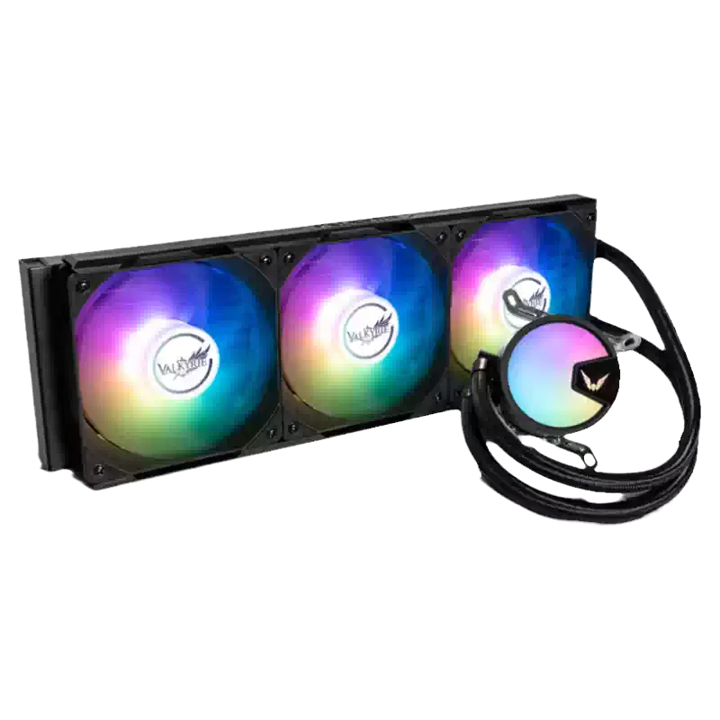 VALKYRIE A360 一體式水冷散熱器配IPS顯示屏ARGB RGB 白色VK瓦爾基裏