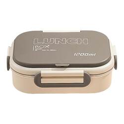 Stainless Steel Insulated Lunch Box, Microwaveable, Special Lunch Box for Office Workers and Students, Divided into Two Compartments, with Vegetables