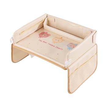 Car safety seat tray multi-function waterproof dining tray