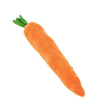 Extra-large carrots make sounds relieved and accompany hoopet
