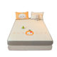 Cartoon cool beanie mat and fitted sheet set three-piece summer dormitory single air-conditioned mat machine washable air-conditioned soft mat