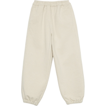 Pomme Pengma long pants cotton leggings sweatpants solid color autumn and winter clothing for boys and girls Jiangnan cloth big children