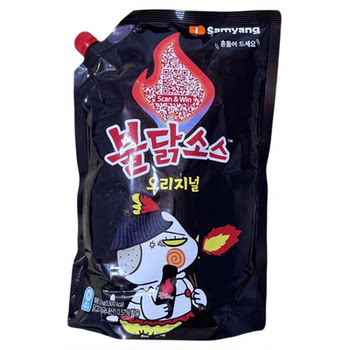 South korea imported samyang hot sauce mixed with turkey noodle sauce