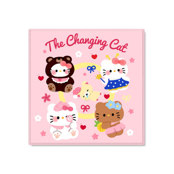 Cartoon cute folding cloth camera inner liner micro single lens bag storage cloth 100 patch fabric makeup bag magic self-adhesive cloth