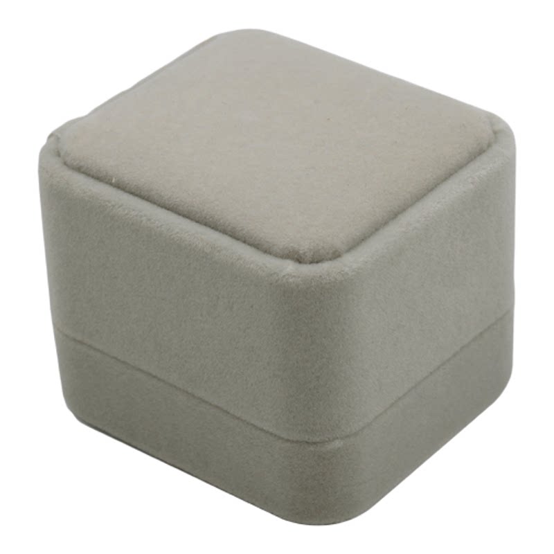 Gray gray jewelry ring custom packaging box
