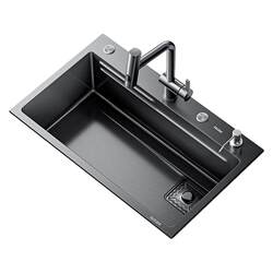 Haier 304 스테인레스 스틸 주방 싱크 대형 단일 슬롯