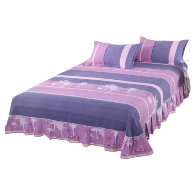 Brushed bed skirt bed cover skin-friendly and sleep naked