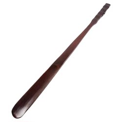 Solid Wood Shoehorn with Long Handle for Home Use, a Shoe-Wearing Aid for Pregnant Women, Extended Shoehorn for Elderly People to Put on Shoes Without Bending over
