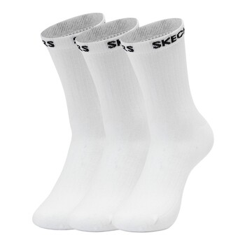 ຖົງຕີນ skechers skechers ຜູ້ຊາຍແລະແມ່ຍິງກິລາ socks ກາງ-calf ງ່າຍດາຍ logo socks ສາມຄູ່ l422u166
