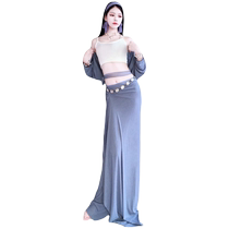 Belly dance Oriental dance practice uniform hip scarf waistcoat apron beginner group uniform suit summer childrens performance clothing