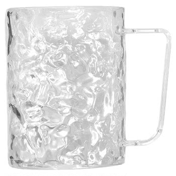 Glacier pattern mouthwash cup for household women's brushing teeth washing cup teeth cup mouth cup teeth cylinder large capacity transparent toothbrush holder cup