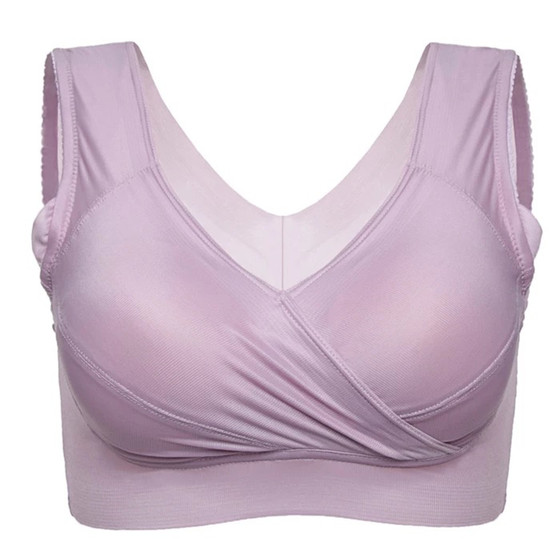 Large -size underwear female fat MM200*0.5kg thin full cup sports no steel rim anti -shock anti -marks, beautiful vest bray bra