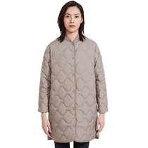 KOLONSPORT CAN LONG DOWN Down Jacket Woman Outdoor Great Goose Down Warm Down Jacket Long LIGHT WEIGHT DOWN JACKET