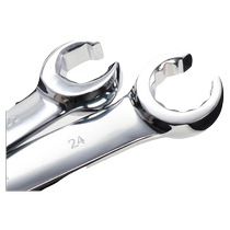 Bayonet wrench to remove brakes steam engine repair wrench oil pipe special wrench fork mouth fast double-headed open dual-purpose