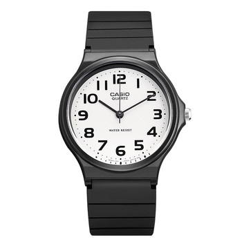 Casio small black quartz men's watch