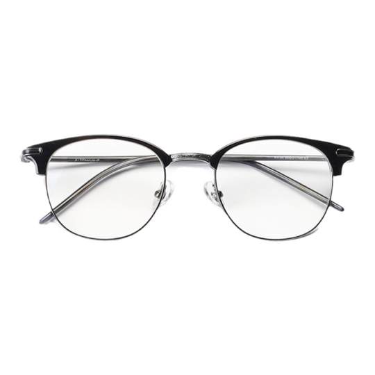 Nuevos x marcos de gafas para miopía con lentes para hombres y mujeres, marcos transparentes planos de titanio puro de estilo japonés de lujo ligero KV-34