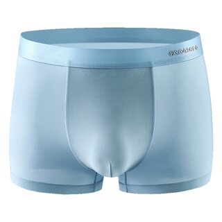 Men's underwear ice silk cool summer seamless sports boxer briefs
